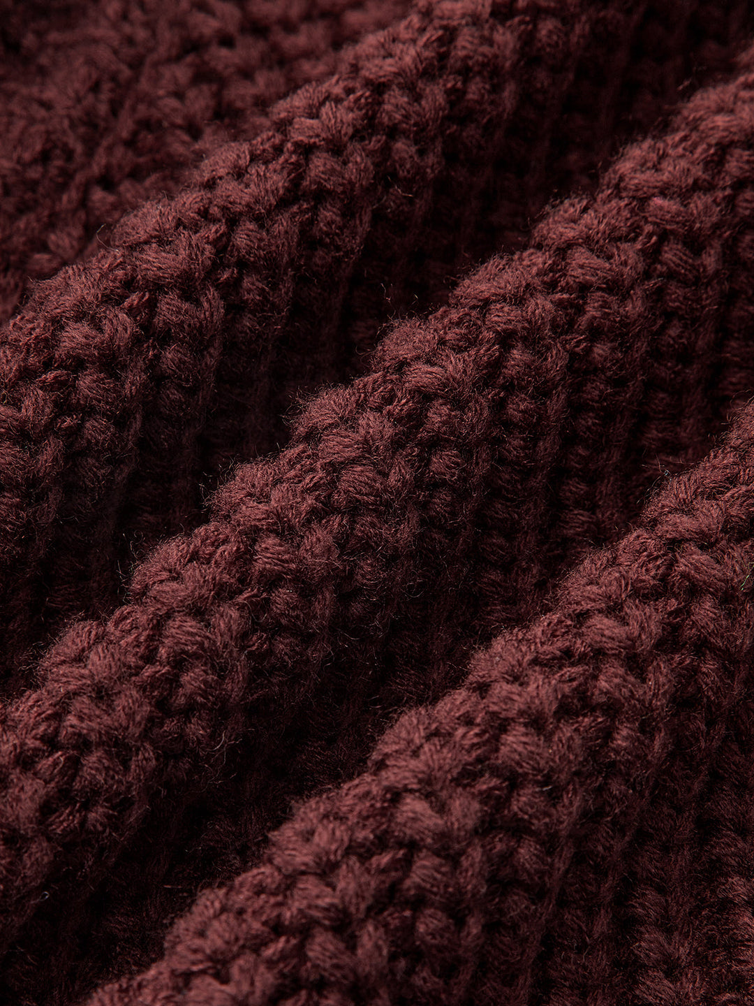 Cowl Neck Chunky Sweater Vest