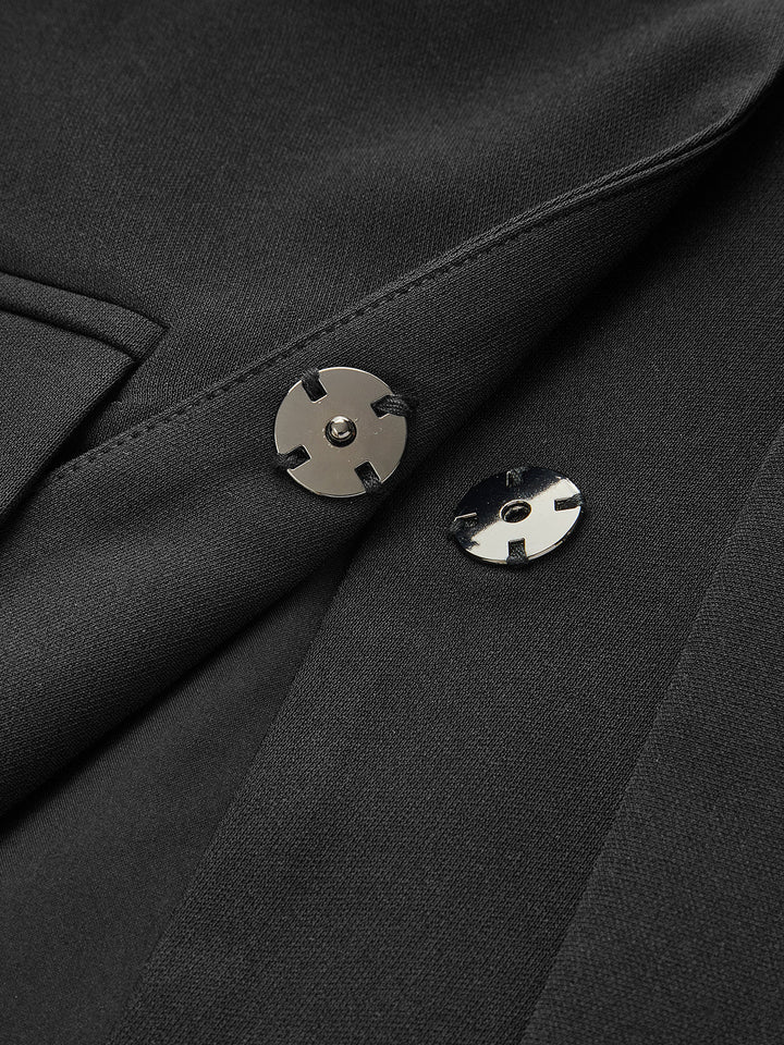 Tie-Waist Tailored Blazer