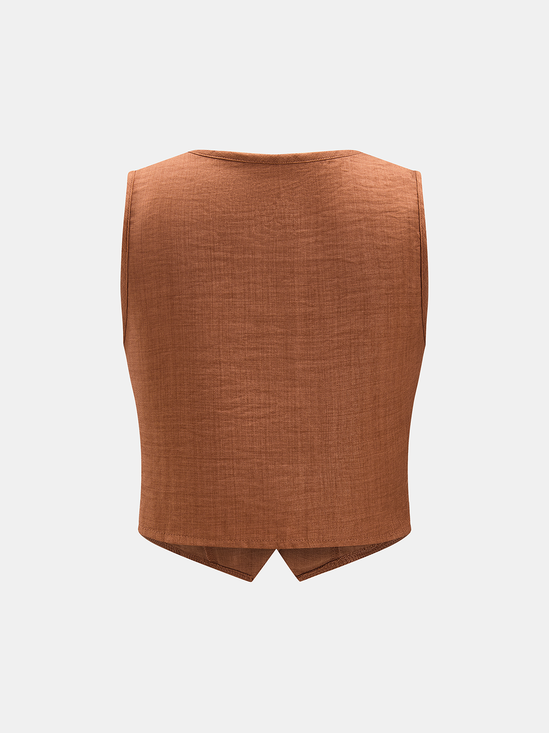 Buttoned Vest & Pleated Wide Leg Pants Set