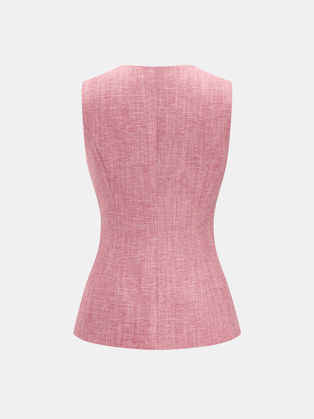 Tweed Sleeveless Vest & Mini Skirt Set