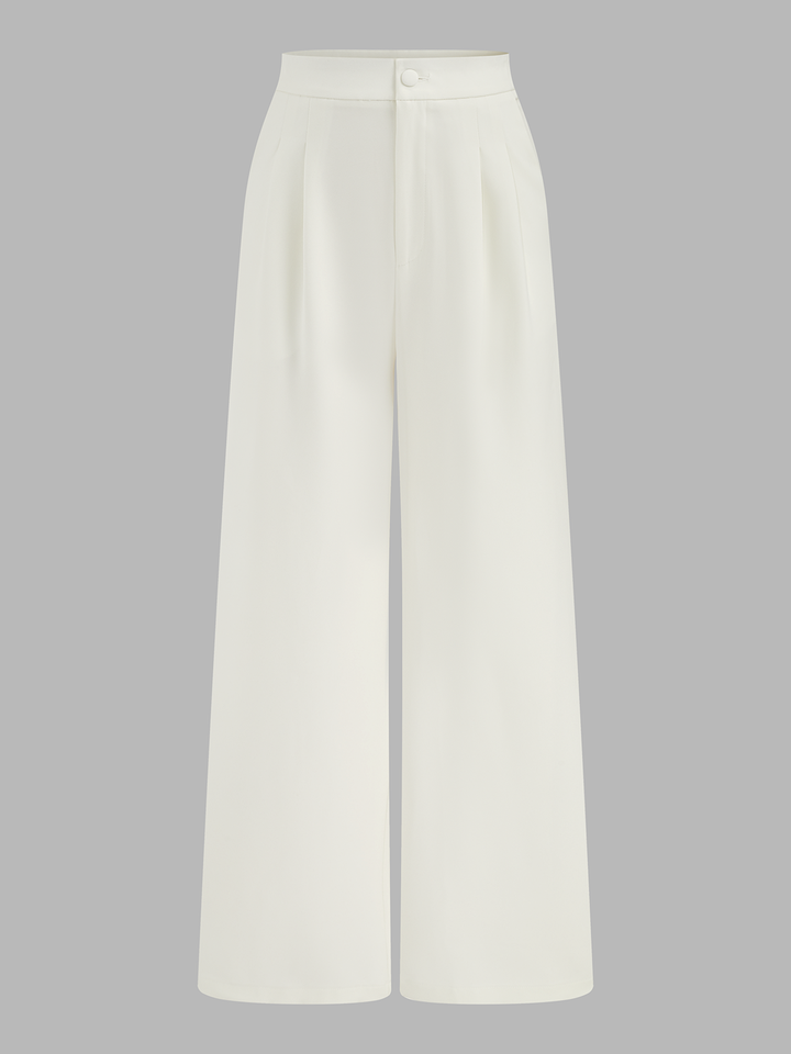 Collared Cotton Linen Vest & Pants Set