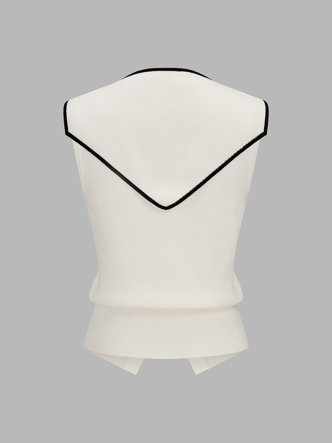 Removable Sailor Collar Knit Vest