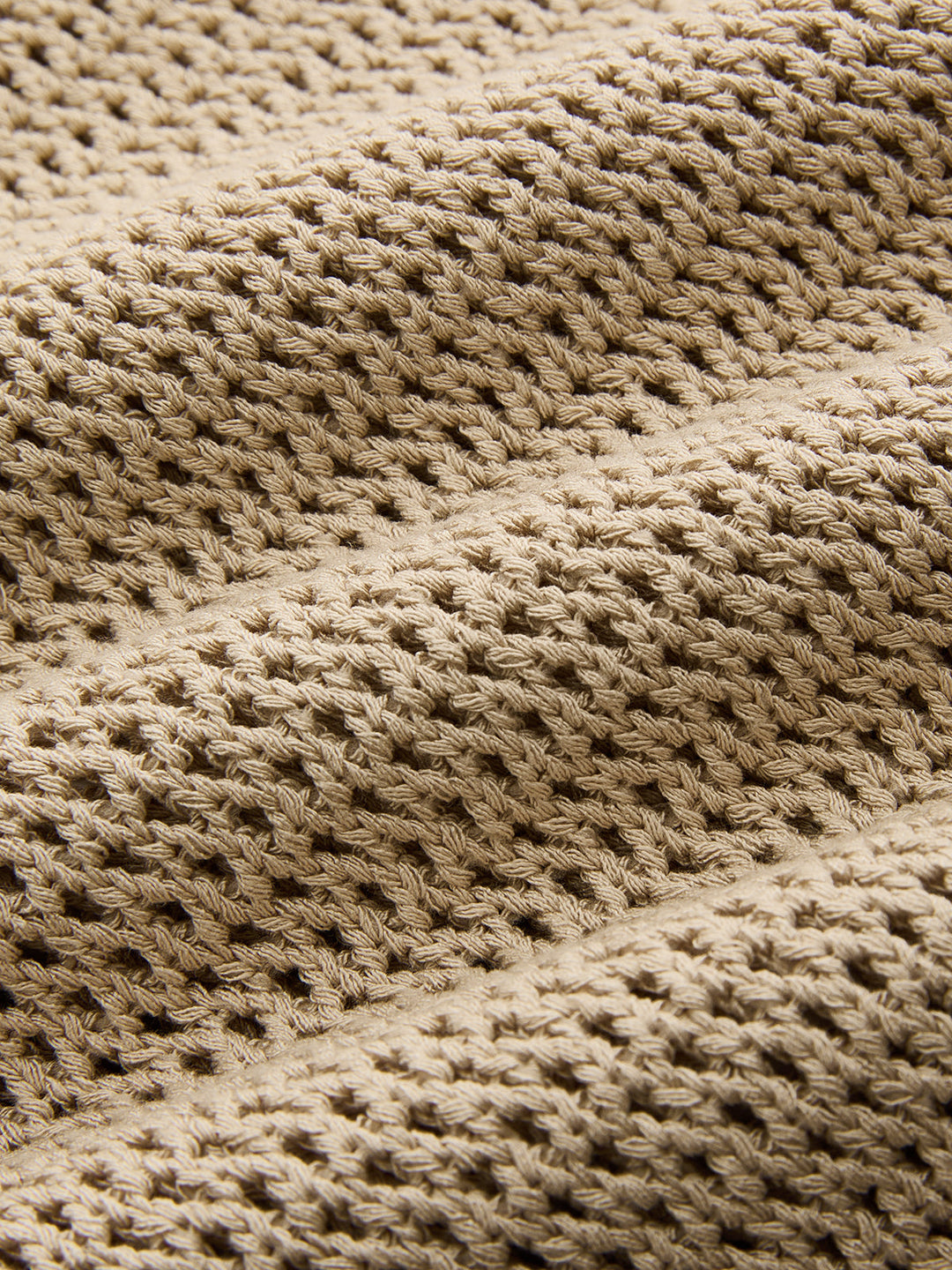 Open-Knit Sleeveless Sweater Vest