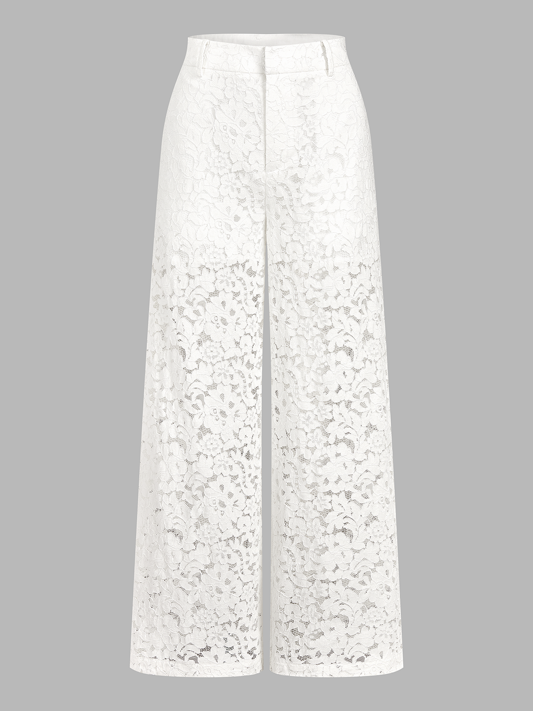 Frog Button Mandarin Collar Lace Vest & Pants Set
