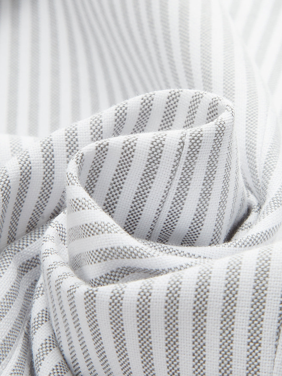 Scallop Edge Pinstripe Vest & Pants Set