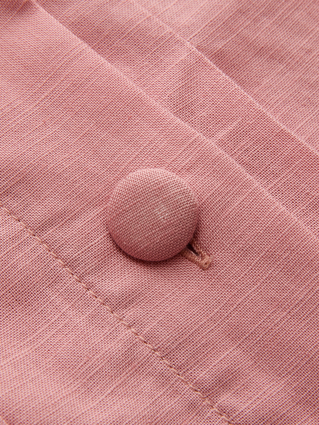 Cotton Linen Pleated Belted Blazer Dress