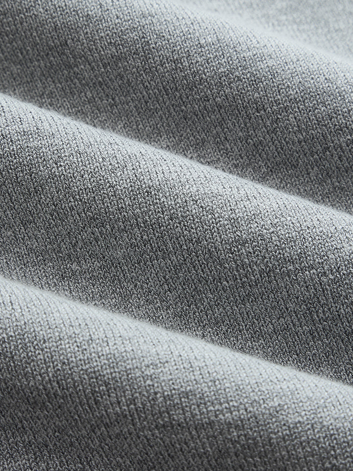 Contrast Collar Knit Vest