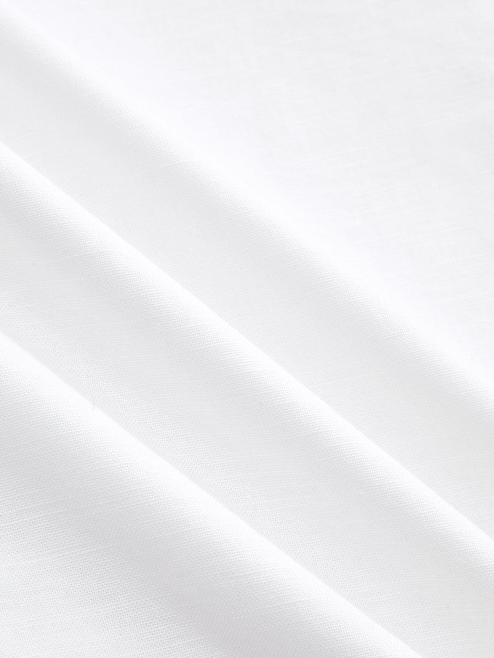 Sleeveless Sailor Collar Cotton Linen Midi Dress