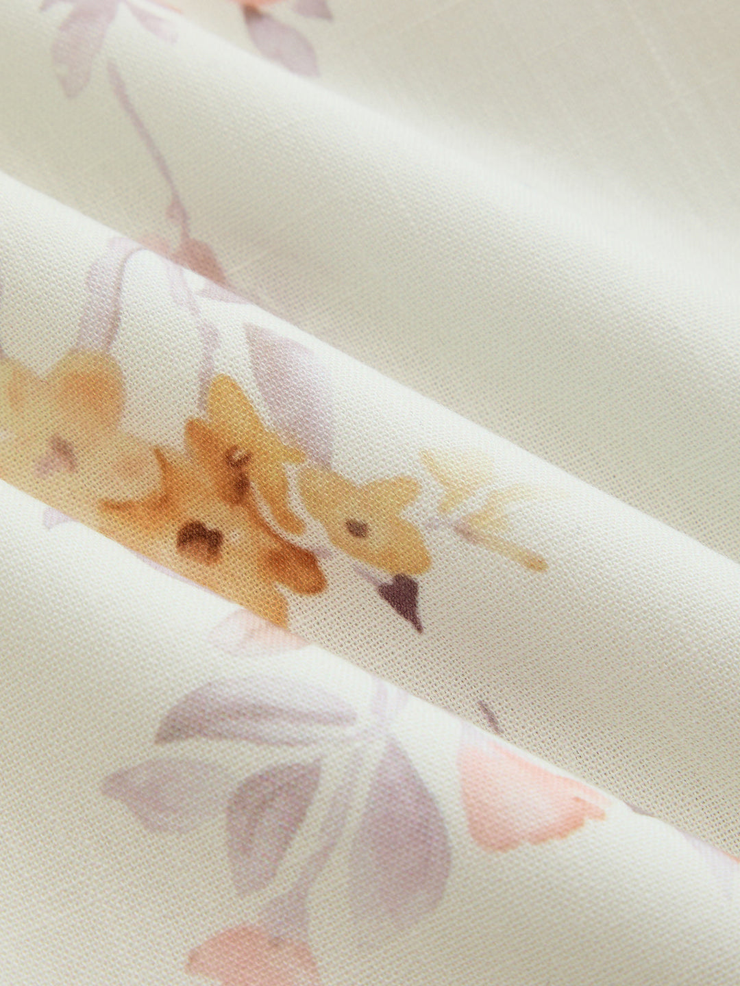 Floral Bird Print Bustier Strap Midi Dress