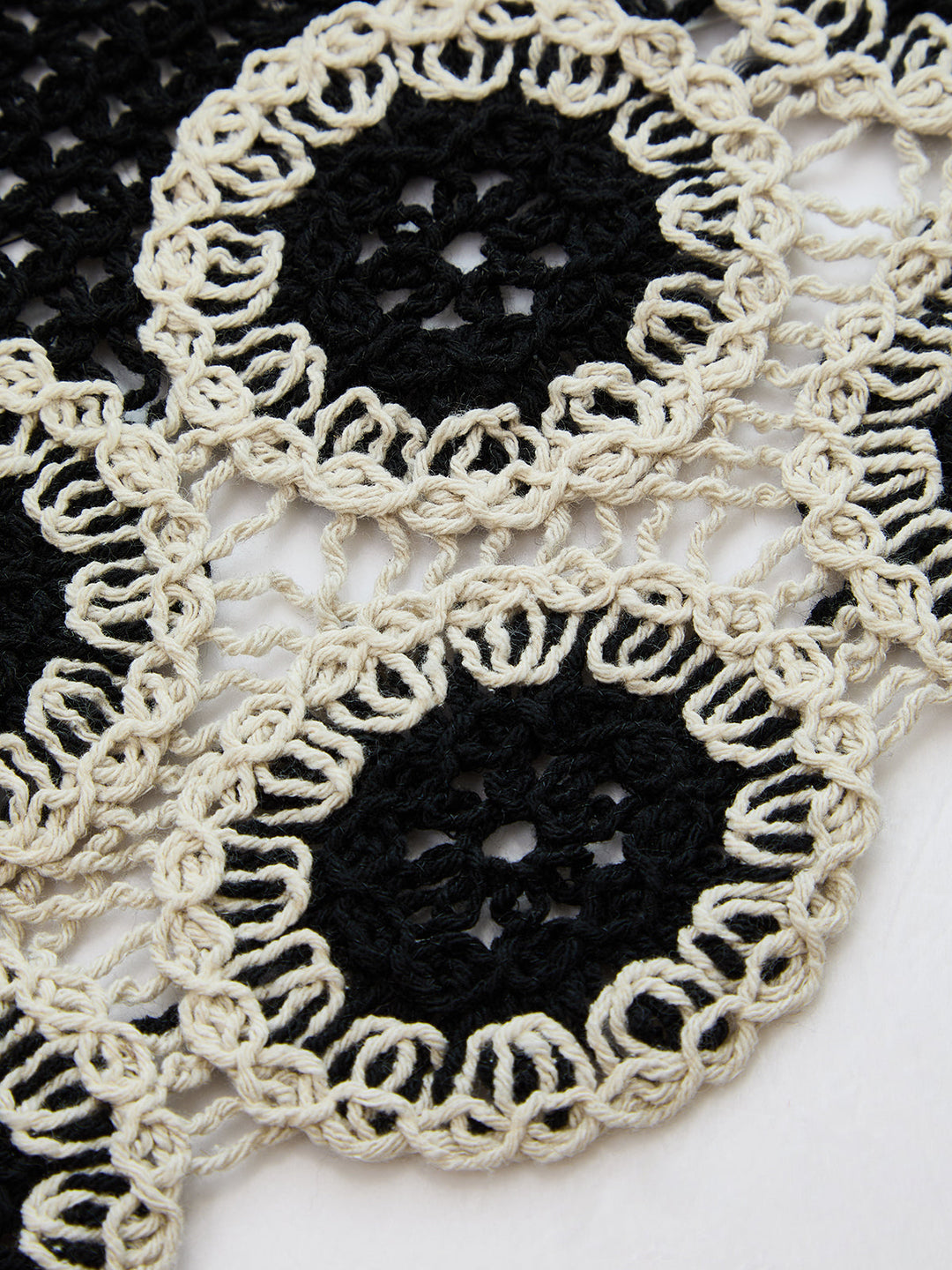 Crochet Lace Trim Sleeveless Vest & Mini Skirt Set
