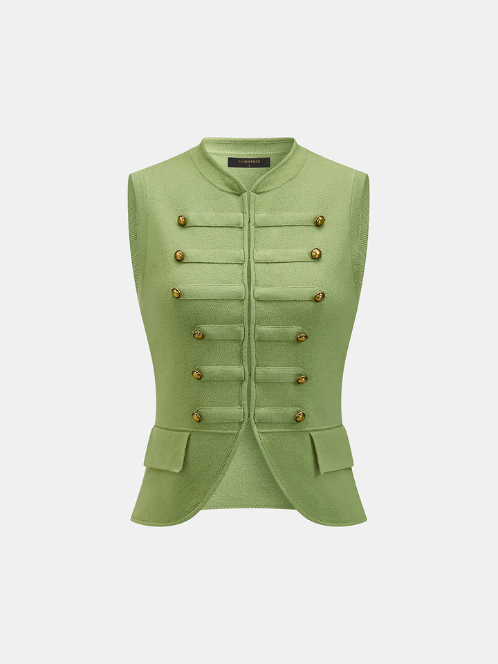 Napoleon Metal Detail Knit Vest
