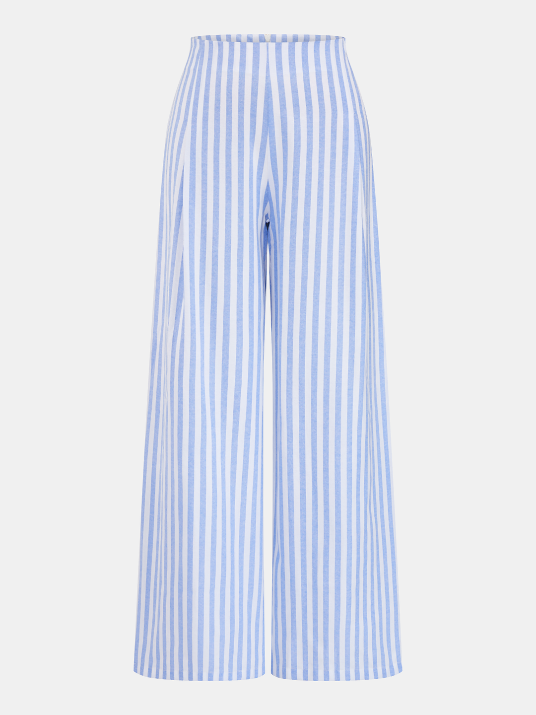 Belted Striped Lapel Vest & Pants Set