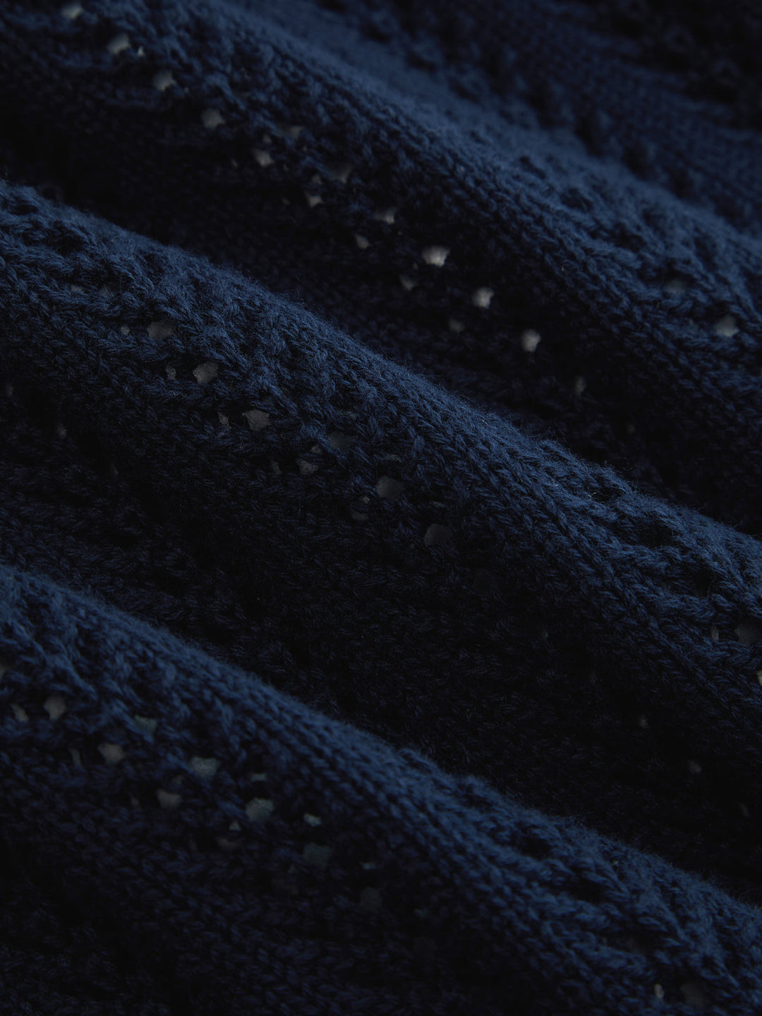 Embroidered Openwork Buttoned Knit Vest