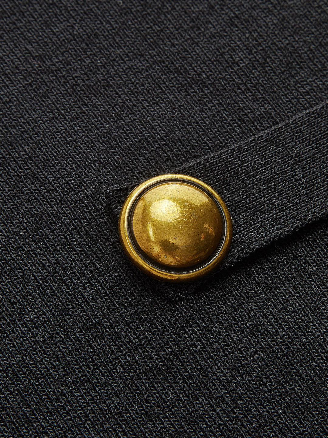Metal Detail Napoleon Style Knit Vest