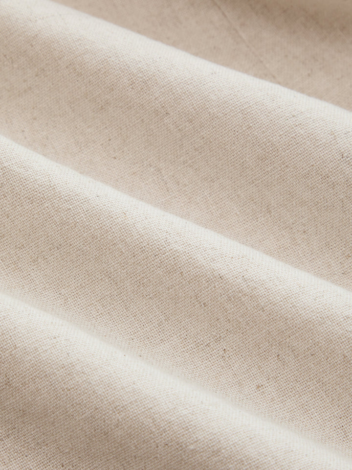 Napoleon Style Cotton Linen Mini Dress