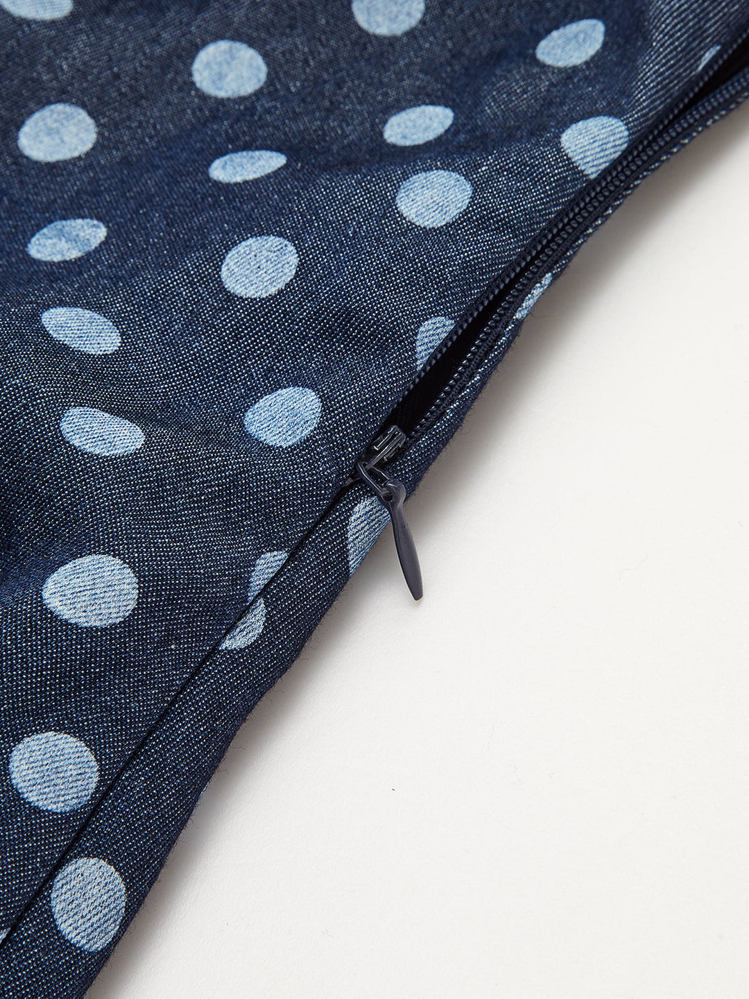 Halter Twist Polka Dot Tencel Mini Dress