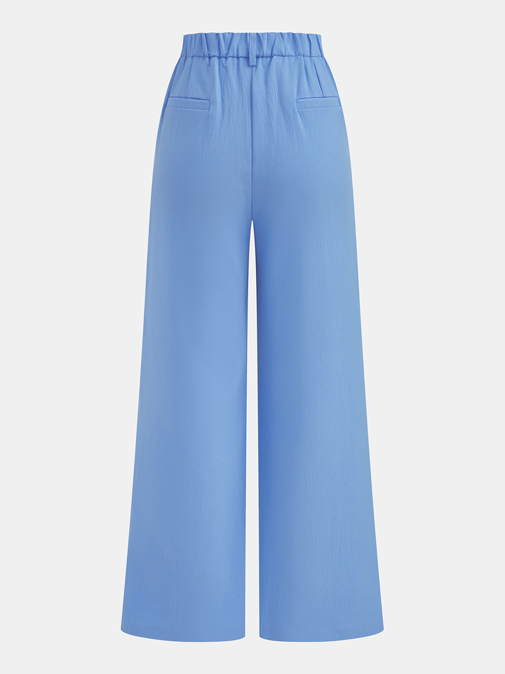 Cotton Linen V-Neck Vest & Pants Set