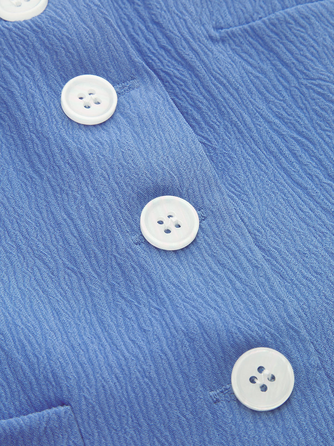 Cotton Linen V-Neck Vest & Pants Set