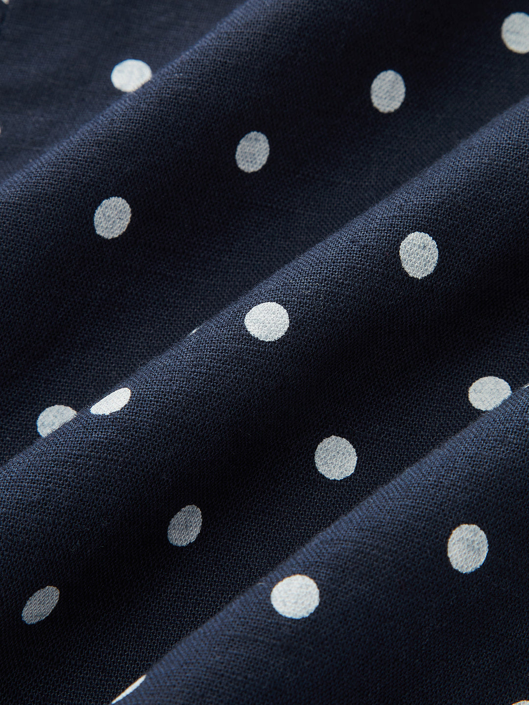 Polka Dot Lace Trim Button Front Vest