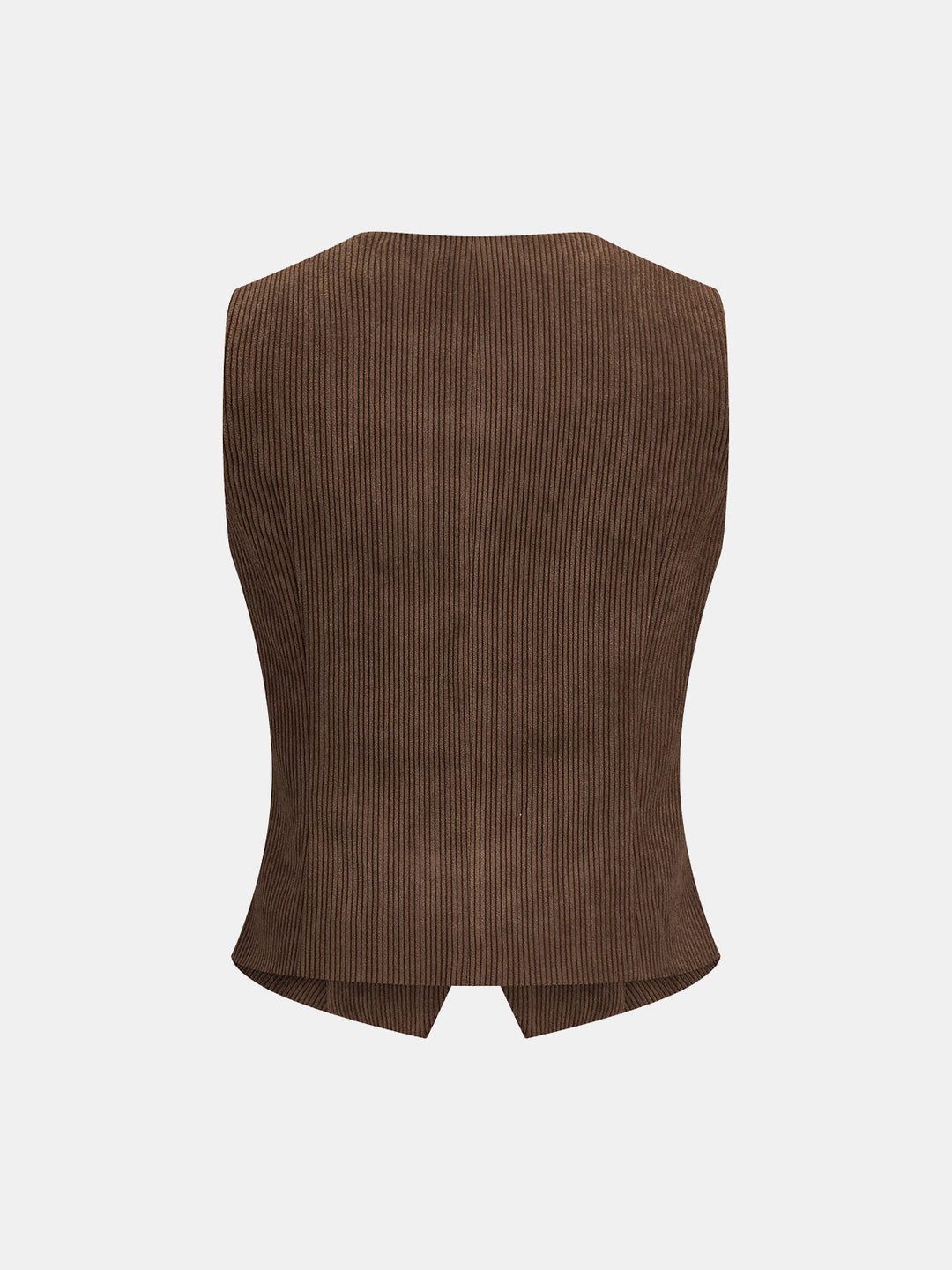 Horsebit Detail Corduroy Two‑Piece Pants Set