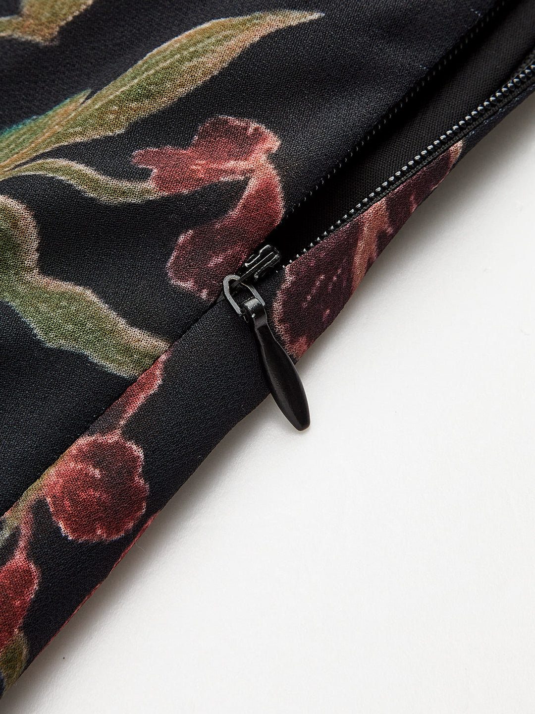 Velvet Bodice Floral Slip Maxi Dress