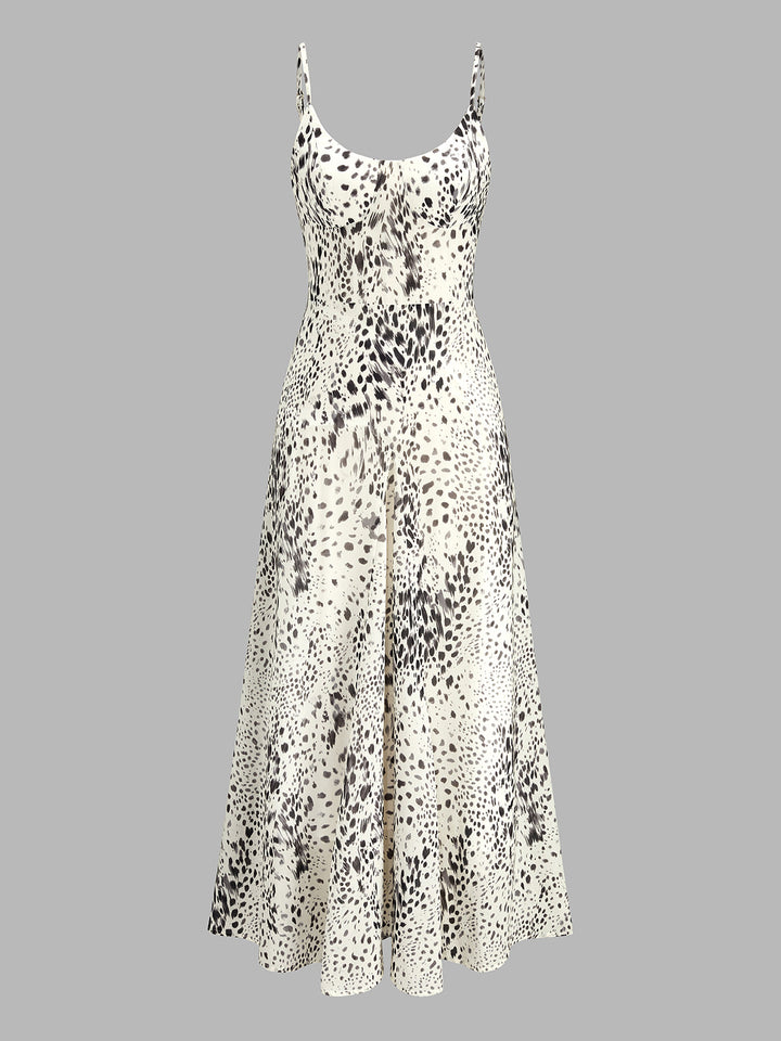 Leopard Print Flowy Cami Maxi Dress