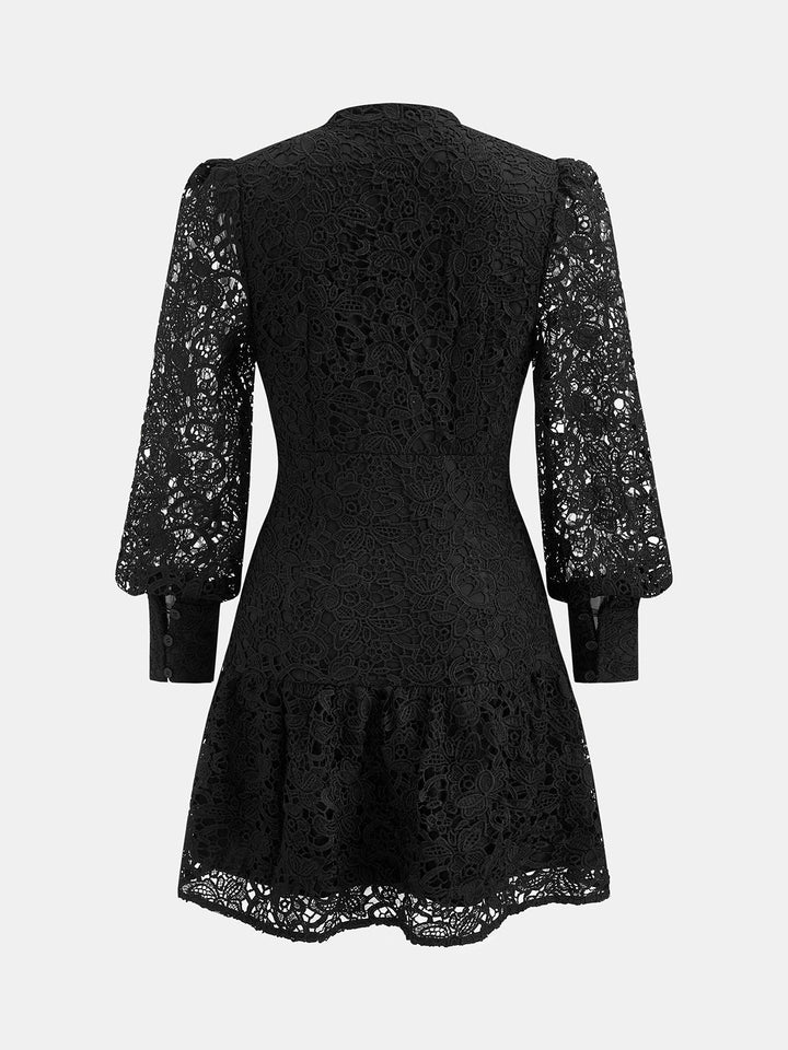 Embroidered Mini Dress