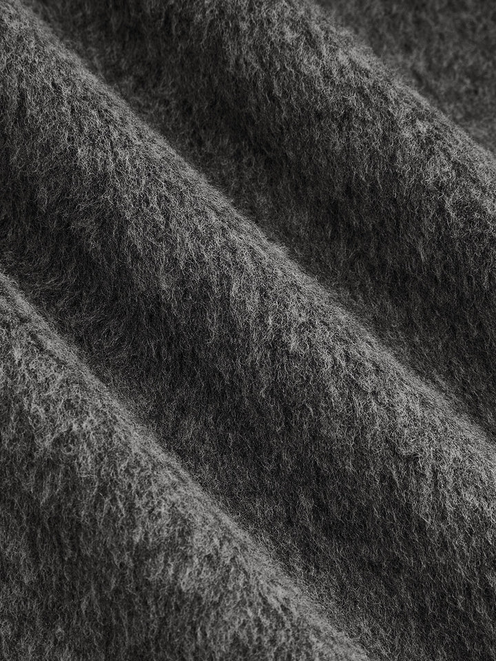 Frog Button Wool Blend Coat