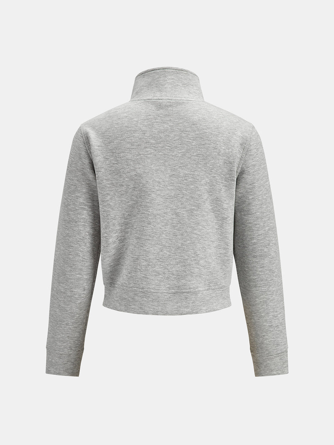 Button Detail Zip-Up Jacket