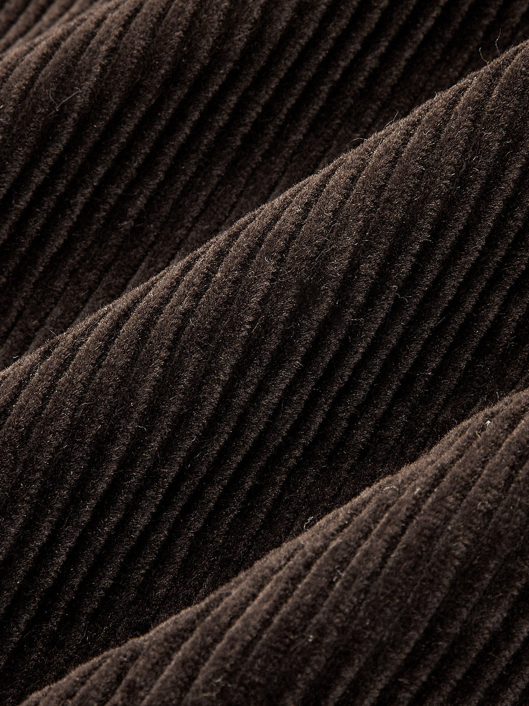 Button Front Corduroy Barrel Pants