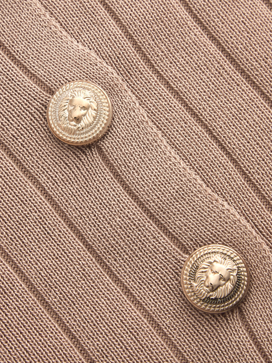Ribbed Knit Three‑Piece Vest Cardigan Pants Set