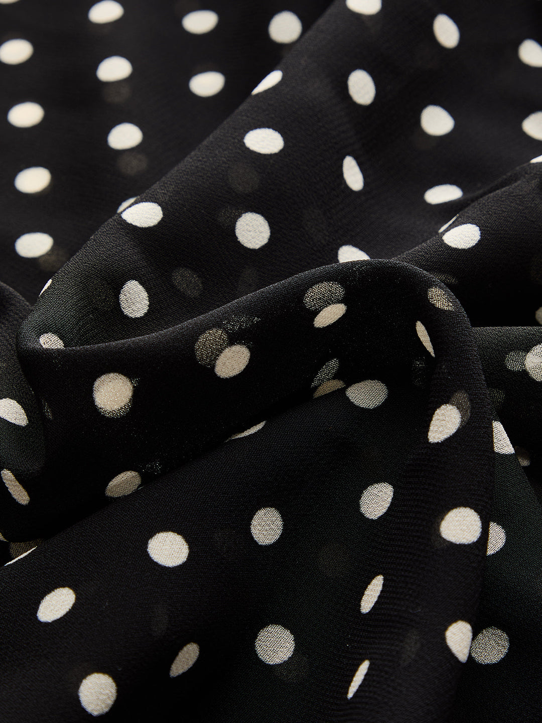 Polka Dot Bow Neck Blouse with Bandeau Top