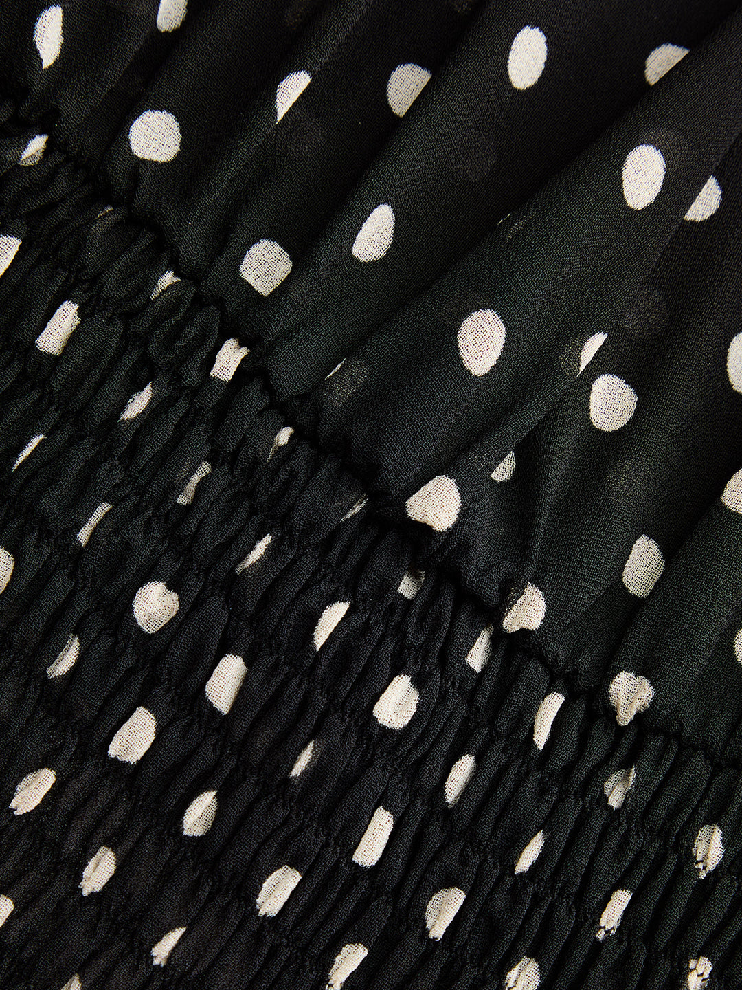Polka Dot Bow Neck Blouse with Bandeau Top