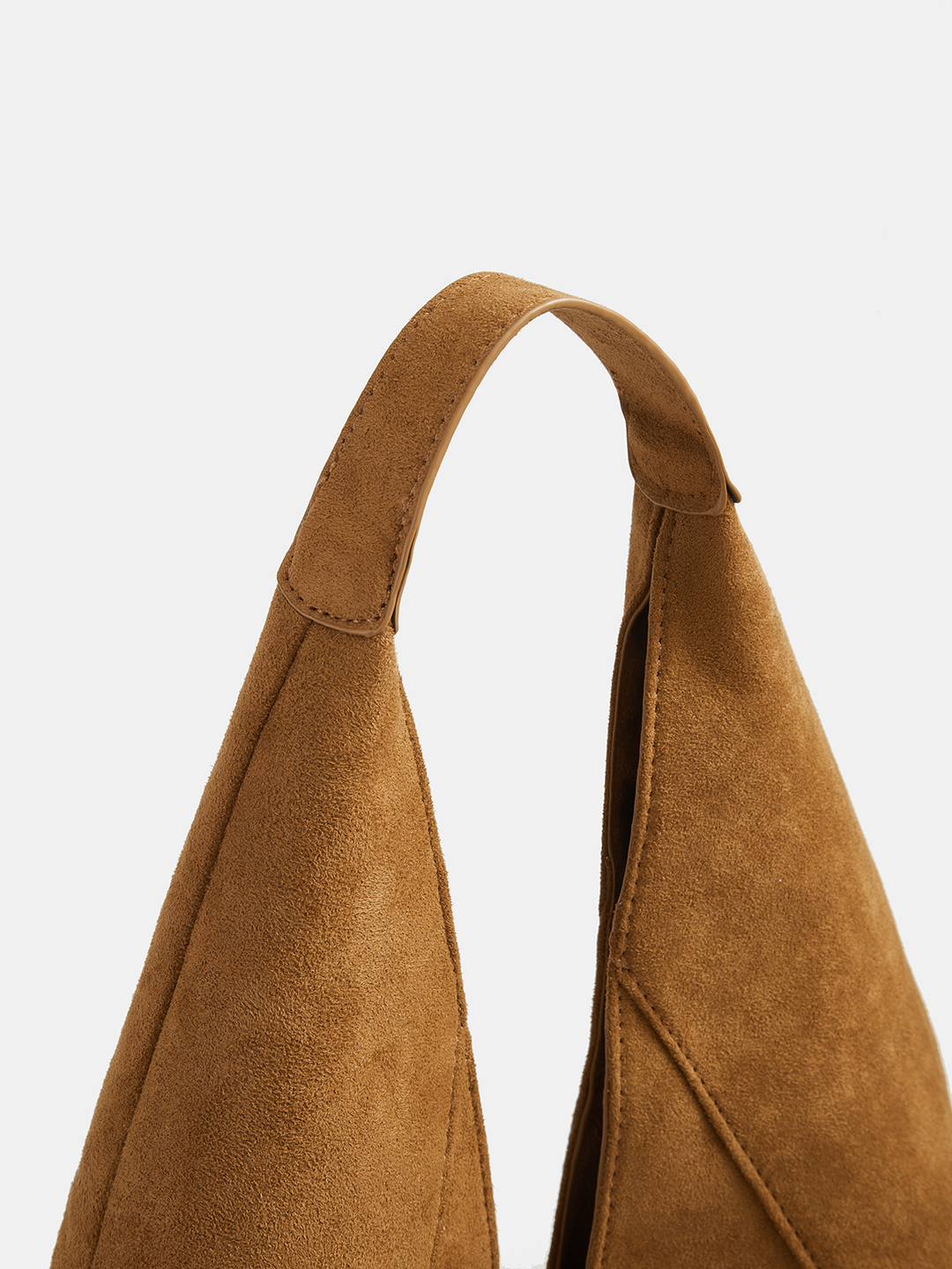 Large Suede Effect Casual Tote Bag