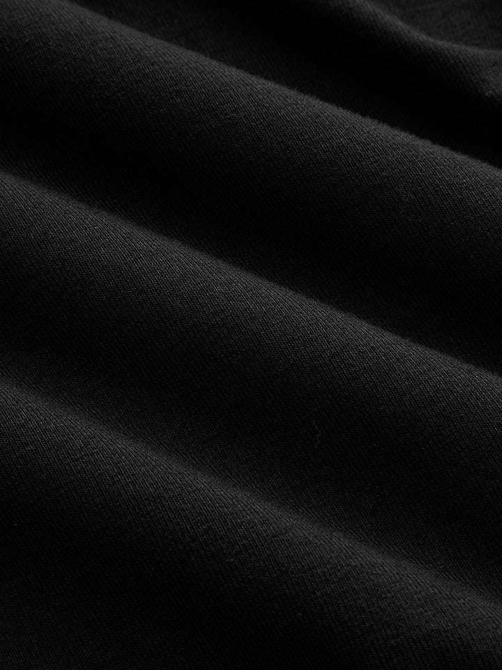 Faux Leather Sash Turtleneck Maxi Dress