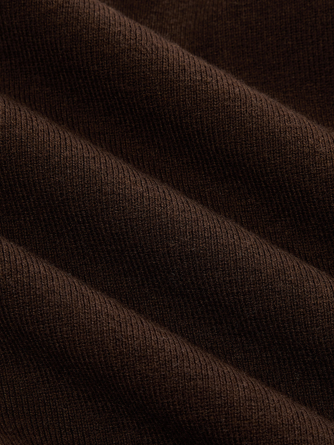 Contrast Scallop Trim Wool Blend Knit Sweater