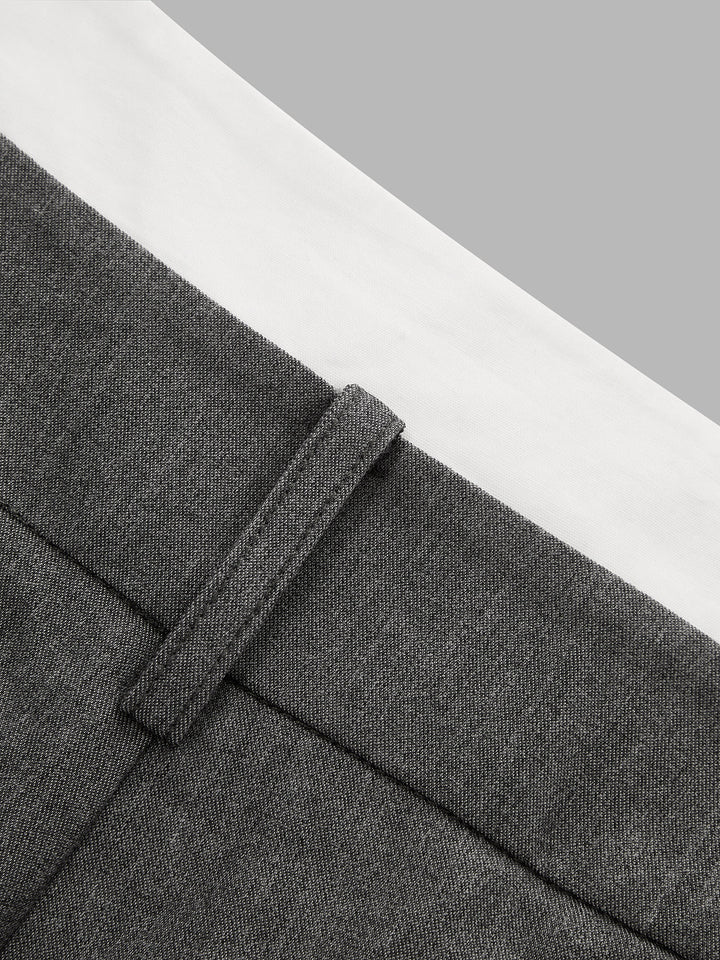 Contrast Waist Drawstring Wide Leg Pants