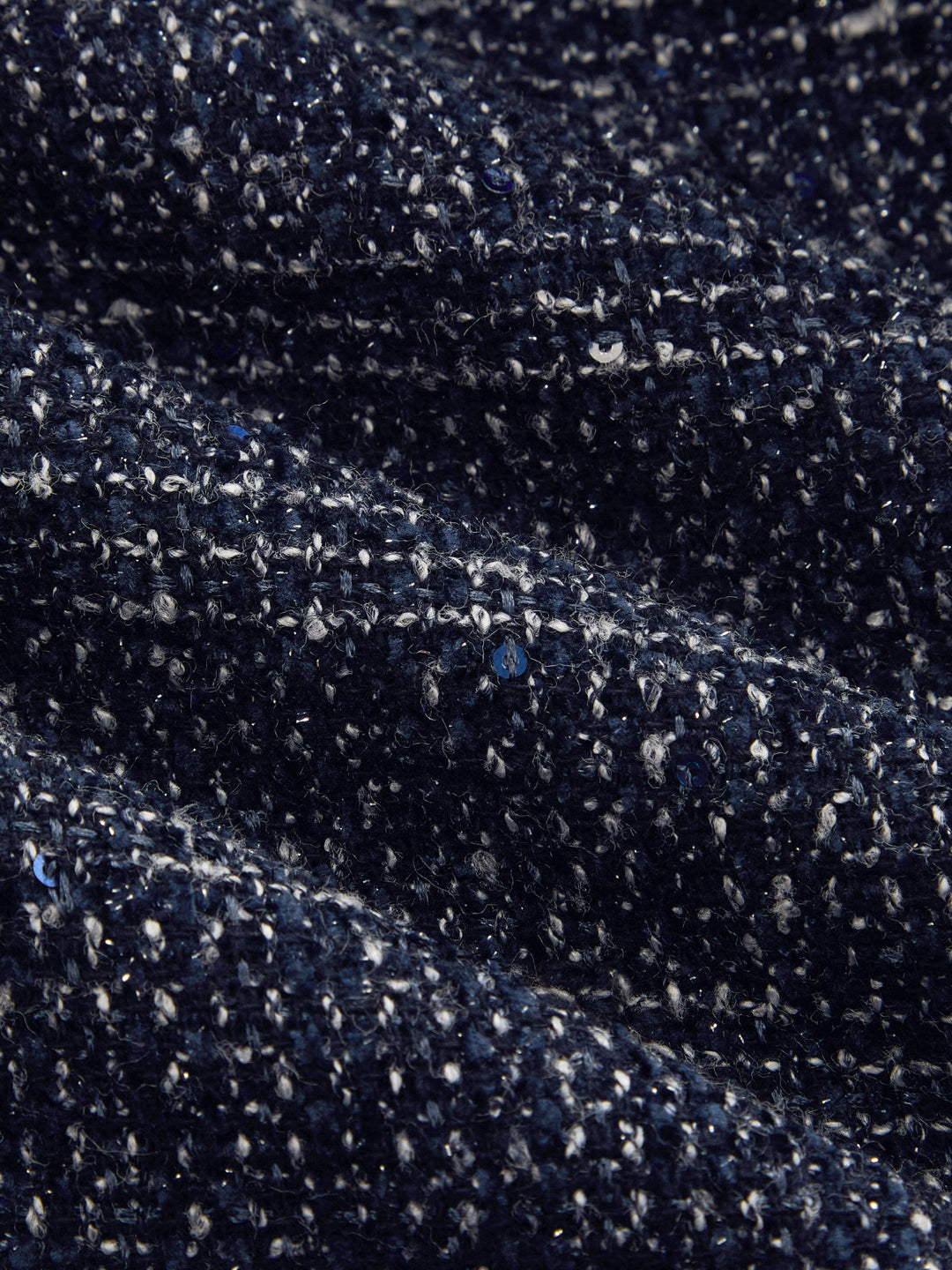 Wool Blend Tweed Two‑Piece Pants Set