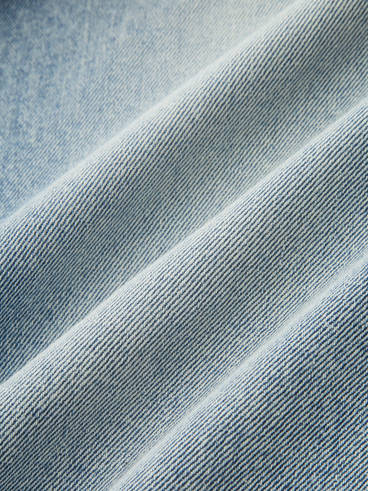 Scarf Tie Straight Leg Jeans
