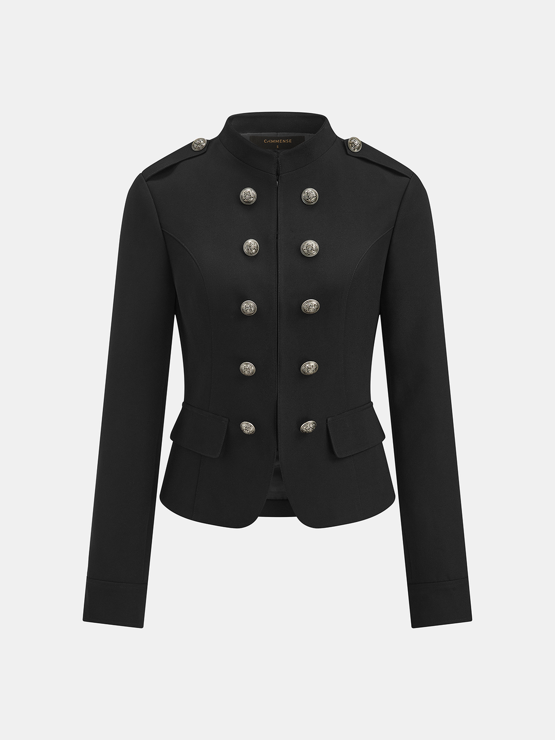 Double Breasted Military Style Jacket
