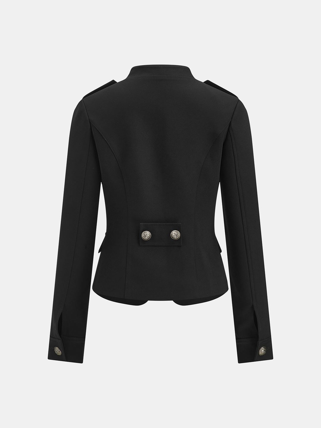 Double Breasted Military Style Jacket