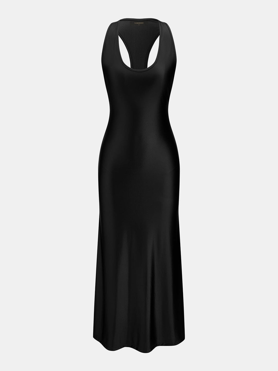 U‑Neck Backless Mermaid Maxi Dress