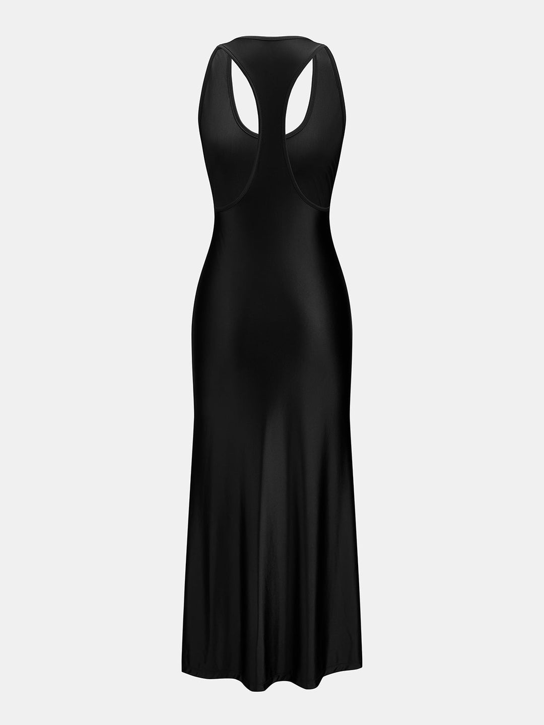 U‑Neck Backless Mermaid Maxi Dress