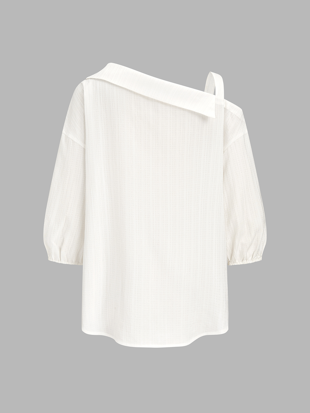 Asymmetric Cold‑Shoulder Shirt