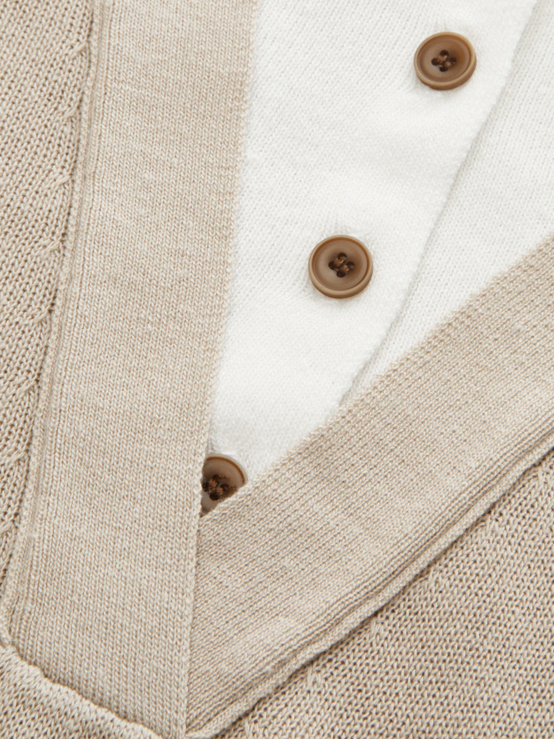 Fake Two Piece Knit Vest