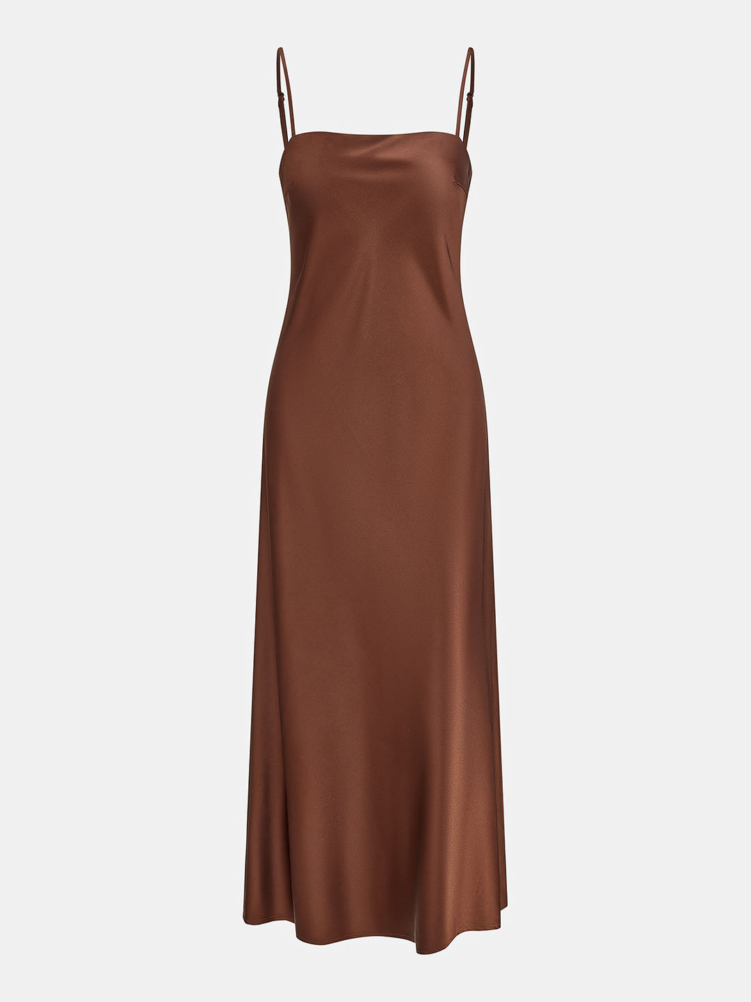 Mesh Cape Overlay Satin Slip Dress