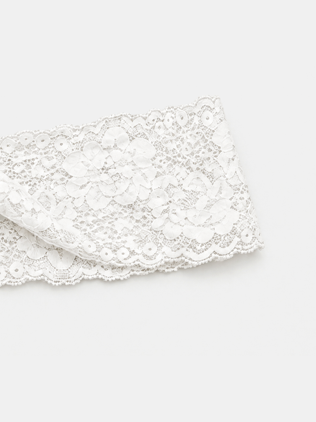 Floral Lace Wide Headband