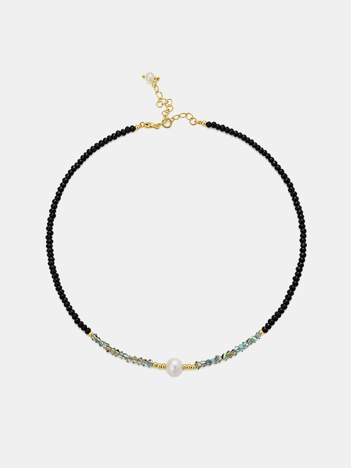 Single Pearl Beaded Choker Necklace