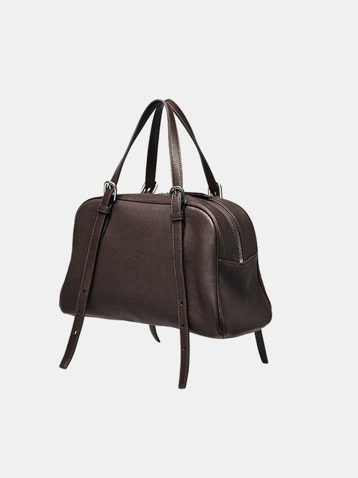 Genuine Leather Adjustable Strap Shoulder Handbag