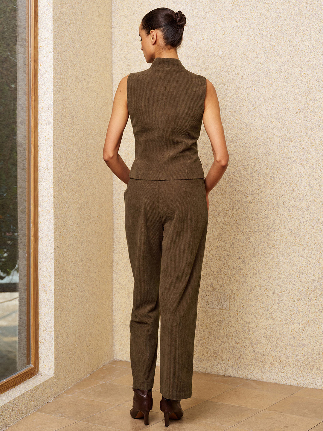 Corduroy Tailored Co‑Ord Set